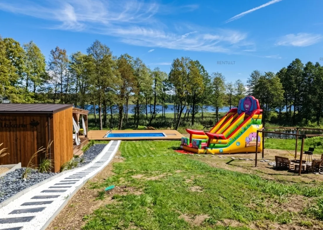 Poilsiavietė Vakaris - namelis su SPA poilsiu prie ežero